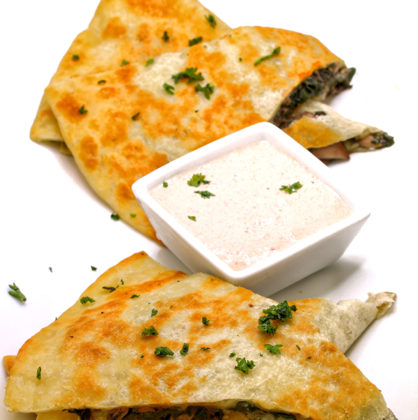 Portabella and Spinach